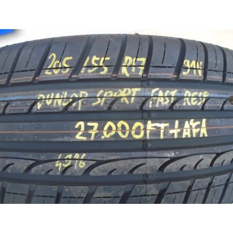 [GYÁRI BONTOTT] DUNLOP SPORT FAST RESP | 205/55R17 | 91V | 4916 | 5mm  