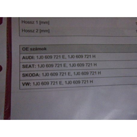 [Utángyártott új] VAG rögzítőfék bowden kábel