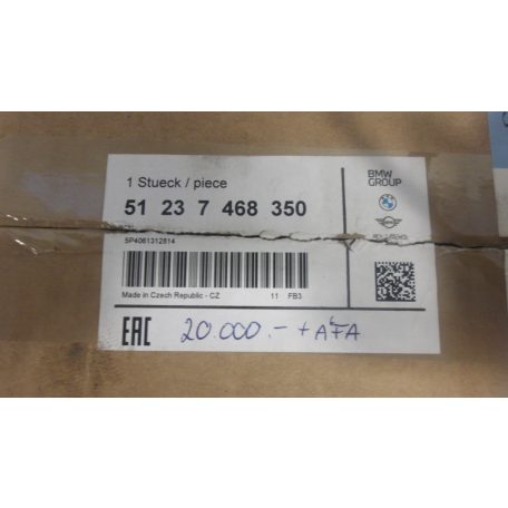 [GYÁRI BONTOTT] BMW MOTORHÁZTETŐ JOBB OLDALI ZÁR F40/F44 G20/G22 3/4 ES G SZÉRIA 7468350