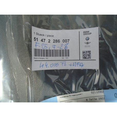 [GYÁRI ÚJ] BMW CSOMAGTÉRTÁLCA | X3/X4 | F25/F26 | 2286007