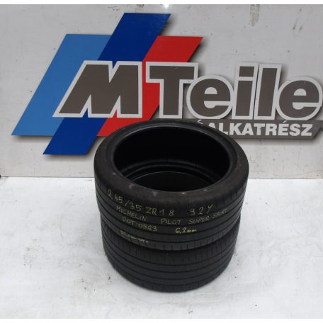 (2db | ÁR/DB)[GYÁRI HASZNÁLT] MICHELIN - PILOT SUPER SPORT  | 245/35ZR18 92Y DOT: 0523| 6.2MM