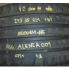 [GYÁRI HASZNÁLT] 1 DB - NYÁRI GUMI - 275/35R21 - 103Y - BRIDGESTONE - ALENZA 001 - RSC DEFEKT TŰRŐ -  DOT: 0721 - 4,8mm