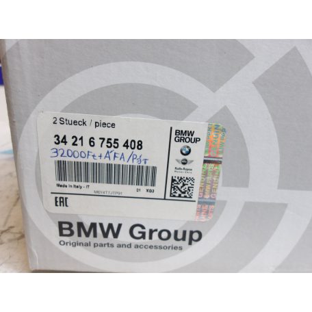 (ÁR/DB)[GYÁRI ÚJ] BMW HÁTSÓ FÉKTÁRCSA PÁR | 3-AS | 34 21 6755408 & 6755407