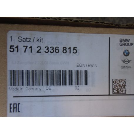 [GYÁRI ÚJ] BMW - M Performance vese / grill rács BAL oldali! - 2-es / F22+LCI ; F23 + LCI ; M 235i 