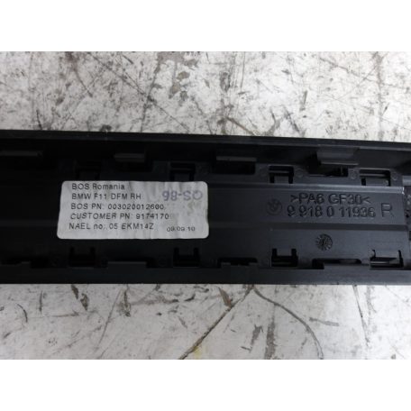 [GYÁRI BONTOTT] BMW JOBB HÁTSÓ ABLAK ÁRNYÉKOLÓ ROLÓ | 5-ÖS F11 +LCI | 51 35 9174170