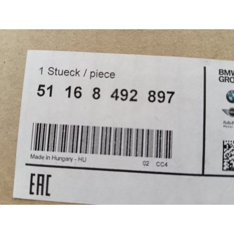 (GYÁRI ÚJ) BMW Visszapillantó tükör burkolat jobb és bal oldali 2-es G42 / 3-as G20+LCI / G21+LCI / G28+LCI / 4-es G22+LCI / G23+LCI / G26 / i3 35L/40L G28 BEV / i4 G26   ÁR/DB
