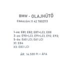 [GYÁRI BONTOTT] BMW - OLAJHŰTŐ HŐCSERÉLŐ - 1-es; 3-as; 5-ös; X1; X3- | N47; N47S | 11 42 7802113