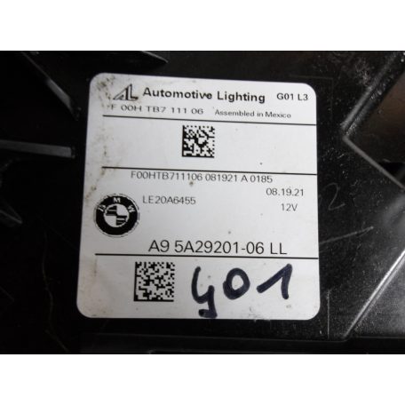 [GYÁRI BONTOTT] BMW BAL OLDALI FÉNYSZÓRÓ (LED) | X3 G01 | 5A29201