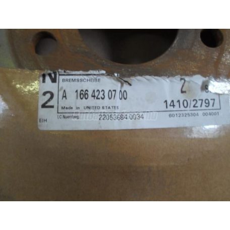 Féktárcsa - mercedes-benz gls-osztály