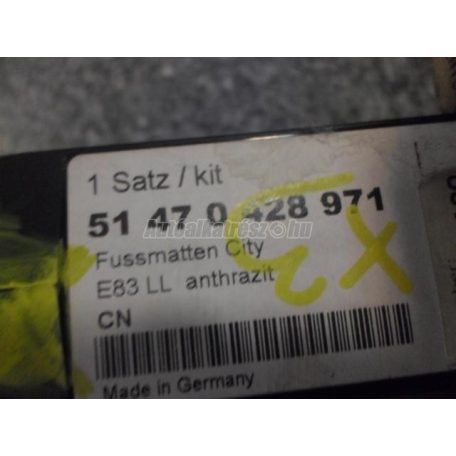 Szövetszőnyeg garnitúra - bmw x3