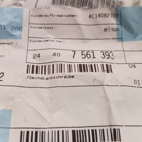 (GYÁRI ÚJ) BMW Csavar ÁR / DB 
