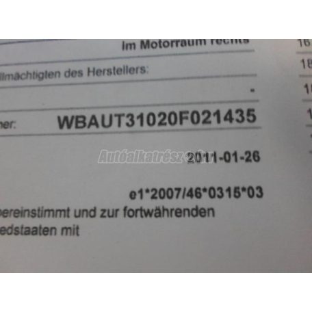 Motorvezérlő computer - bmw 3-as sorozat