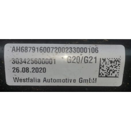[GYÁRI BONTOTT] BMW - ELEKTROMOS VONÓHOROG - 3-AS / G20 ; G21 - 6879160 (55R-01 4437) WESTFALIA