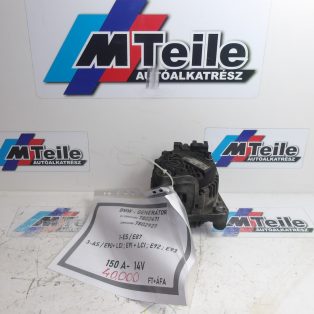   [GYÁRI BONTOTT] BMW - GENERÁTOR - 150A - 14V - 1-ES ; 3-AS / E87 ; E90+LCI ; E91+LCI ; E92 ; E93 - CIKKSZÁM: 7802927 ; ÚJ CIKKSZÁM: 7802471