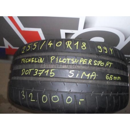 Michelin pilotsupersport nyári 255/40r19 99 y tl 2015