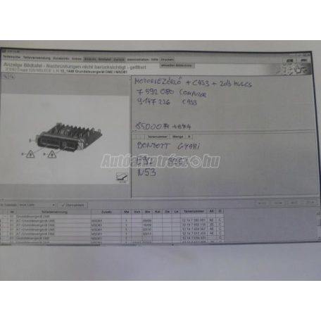 Motorvezérlő computer - bmw 3-as sorozat