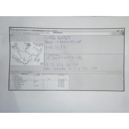 [GYÁRI BONTOTT] BMW - HIDRAULIKA CSŐ - 1-ES - /E87/ -| 6796348|