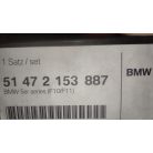 (GYÁRI ÚJ) BMW Gumiszőnyeg garnitúra hátsó fekete 5-ös sorozat F10 / F11