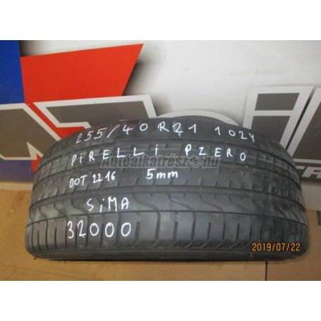 Pirelli pzero nyári 255/40r21 102 y tl 2016