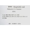   ÁR/DB [GYÁRI BONTOTT] BMW - OLAJHŰTŐ CSŐ - 1-ES; 3-AS; X1 | 17 11 7522050 |