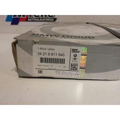 ÁR/DB[GYÁRI ÚJ] MINI R60/R61 HÁTSÓ FÉKTÁRCSA 9811540