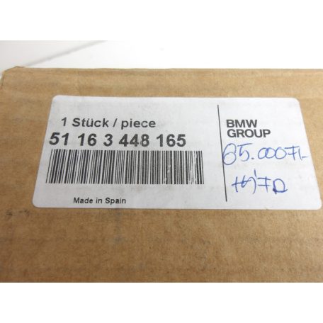 [GYÁRI ÚJ] BMW  FŰTŐTT BAL TÜKÖR | X3 E83+LCI |51 16 3448165 | 7 PIN