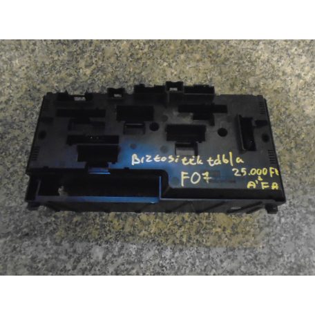 [GYÁRI BONTOTT] BIZTOSÍTÉK TÁBLA | F07 - GT 