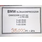 [GYÁRI BONTOTT] BMW - KLÍMAKOMPRESSZOR - 3-AS; 5-ÖS; 7-ES - CIKKSZÁM: 6910458 - 