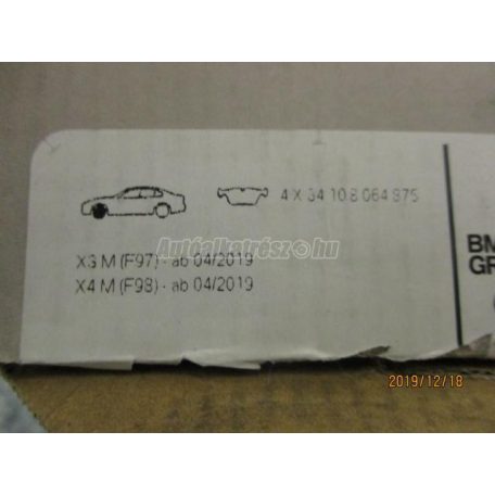 Fékbetét - bmw x3,x4