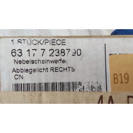 (GYÁRI ÚJ) BMW Ködlámpa jobb oldali X3 F25
