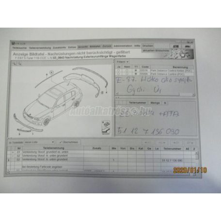 Lökhárító szoknya - bmw 1-es sorozat