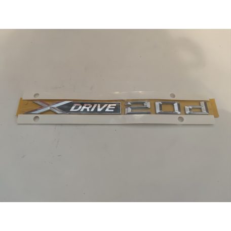 (GYÁRI ÚJ) BMW Öntapadós matrica X1 E84 / X3 E83 LCI / F25 / X4 F26 "XDrive 20d"