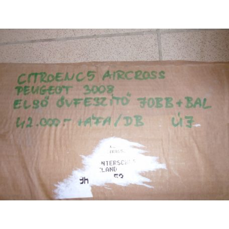 ÁR/DB [GYÁRI ÚJ] CITROEN, PEUGEOT - ELSŐ ÖVFESZÍTŐ JOBB ÉS BAL OLDALI - CITROEN C5 AIRCROSS / PEUGEOT 3008
