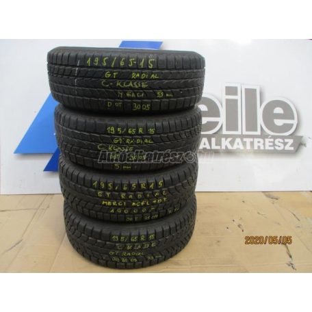 Gt radial champiro wt plus téli 195/65r15 91 t tl 2005  / gyári acélfelni 15x6 - mercedes-benz c-osztály