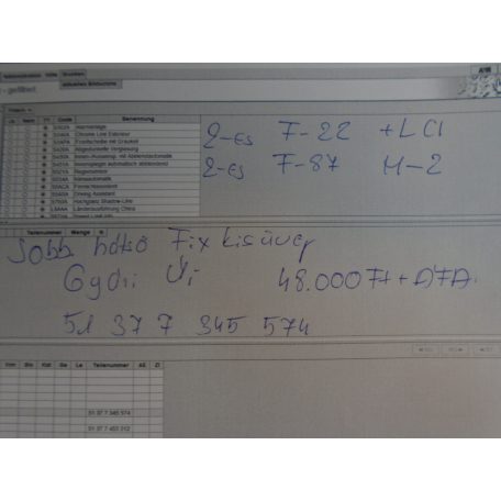 [GYÁRI ÚJ] BMW - Fix Kisüveg - JOBB HÁTSÓ - 2-es F22+LCI , F87 M2