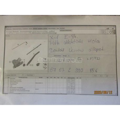 Ablaktörlő motor - bmw 1-es sorozat,x1