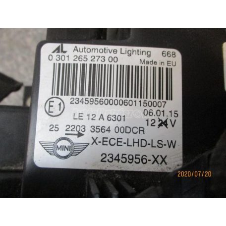 Fényszóró - mini cooper,clubman,cabrio