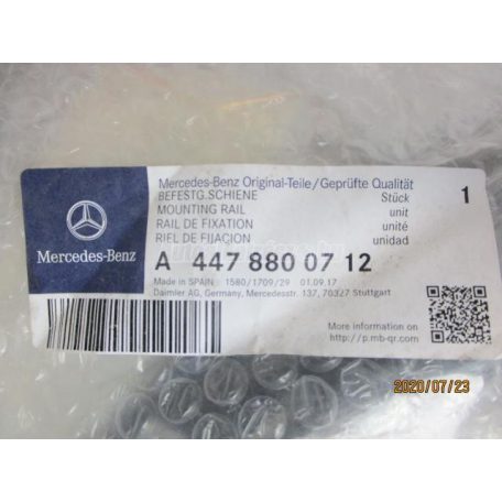 Lökhárító tartó - mercedes-benz v-osztály