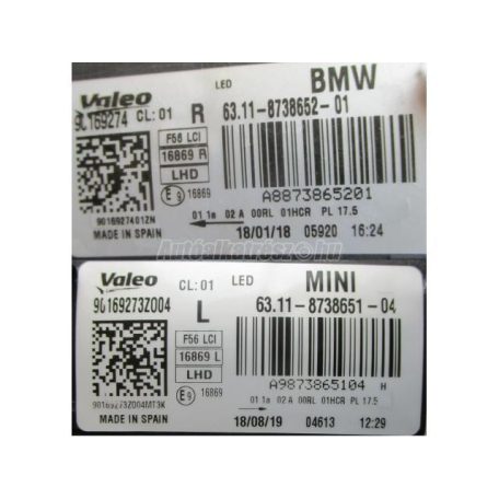 Fényszóró - mini cooper