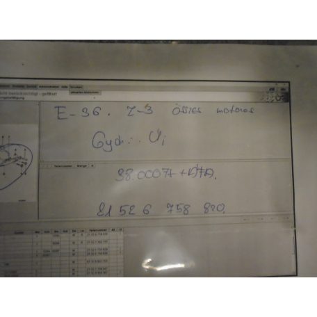 [GYÁRI ÚJ] BMW - KUPLUNG MUNKAHENGER | E36 / 3-AS / Z4 / ÖSSZ. MOTOROS | 21526758820