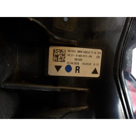 [GYÁRI BONTOTT] BMW - JOBB HÁTSÓ Lámpa - 5-ös /G30 