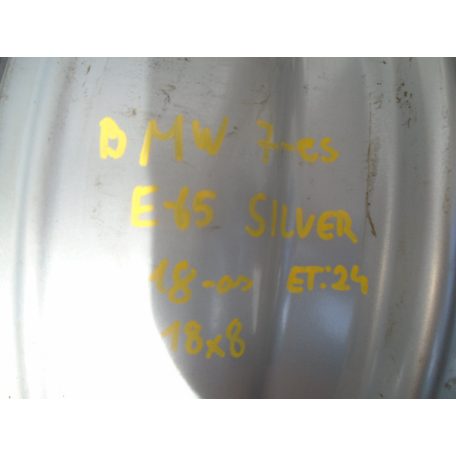 [GYÁRI BONTOTT] BMW - FELNI |  | E-65 / 7-ES  SILVER |  18-AS | ET: 24 | 18X8