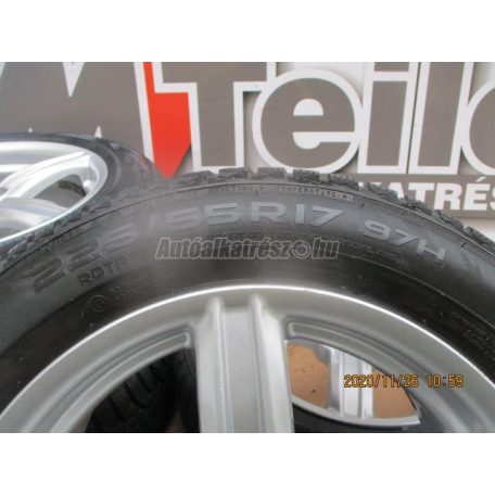 Nokian wr d4 téli 225/55r17 97 h tl 2018  / brock  - alufelni 17x8 - bmw 5-ös sorozat f10