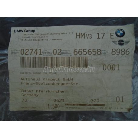 Csomagtértálca - bmw 3-as sorozat