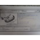 BMW F32/F33/F36 Hátsó Díszléc tartó jobb és bal /Gyári új/ /DB!