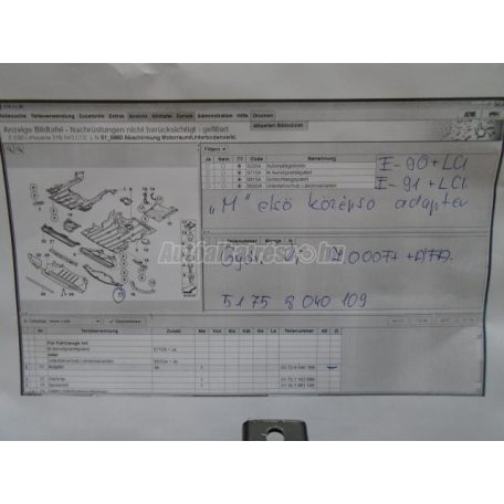 Első burkolat - bmw 3-as sorozat