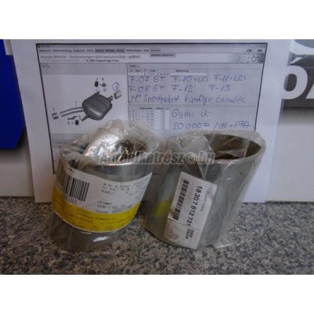 Kerek kipufogóvég - bmw 5-ös sorozat,6-os sorozat