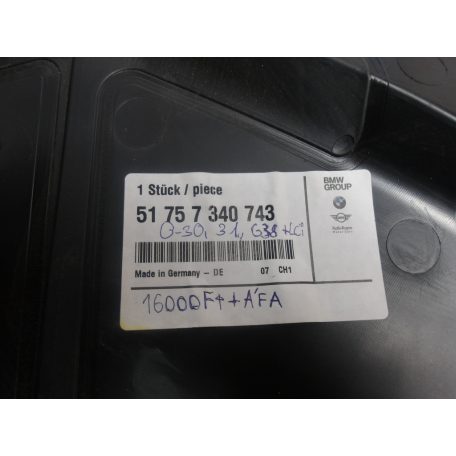 [GYÁRI ÚJ] BMW BAL ELSŐ ALSÓ BURKOLAT | 3-AS G30 / G31 / G38 + LCI | 51 75 7340743