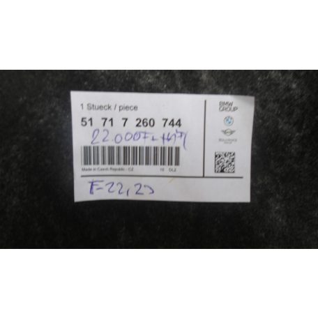 [GYÁRI ÚJ] BMW JOBB HÁTSÓ DOBBETÉT F22/F23 7260744