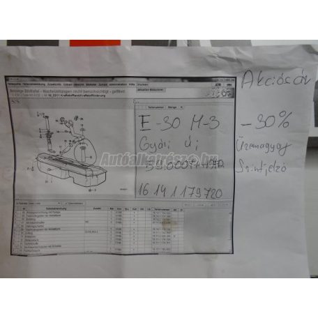 Érzékelő, üzemanyagszint - bmw 3-as sorozat